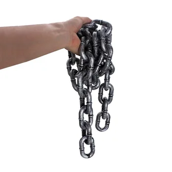 

1m 2m Funny Toy Plastic Chain Links Costume Halloween Cosplay Props Decoration Simulation Big Chain