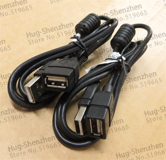 Высокое качество USB2.0 мужской женское Дата кабель удлинитель High speed компьютерный кабель с 1 м-2 шт./лот