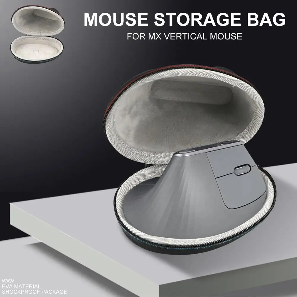 

Mouse case Travel Case EVA Shockproof Portable Fits-Advanced Ergonomic Mouse Storage Bag For MX Vertical mouse