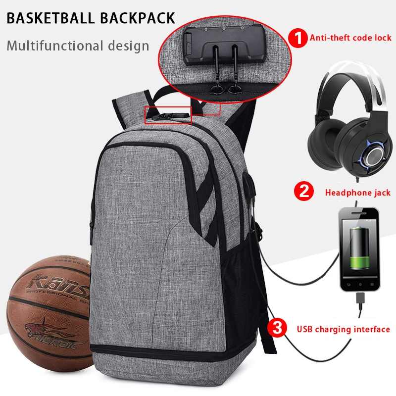2018 Men Backpack Anti Theft Password Locks Man USB Charging Laptop