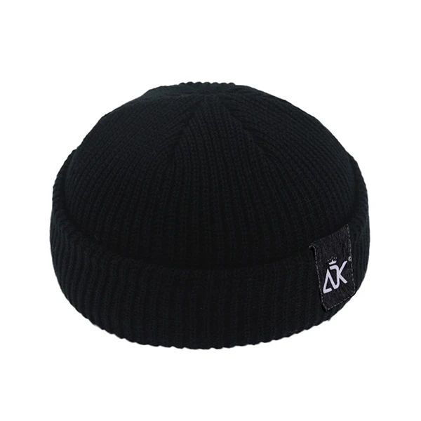 Кепка с черепом, высокое качество, унисекс Кепка, универсальные модные шапки, вязаная эластичная дизайнерская Кепка, мужские аксессуары для декора - Цвет: Черный