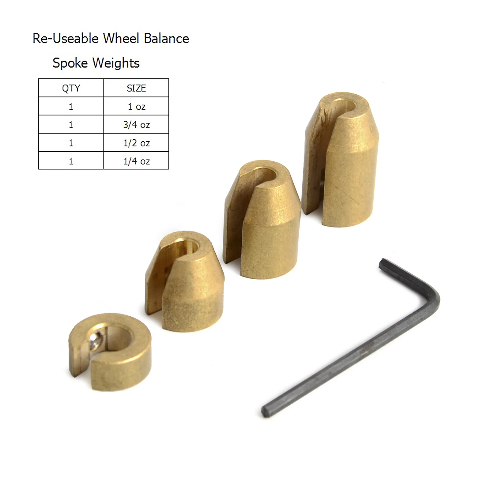 2 Set Reusable Motorcycle Brass Wheel Balance Weights For BMW GS Harley