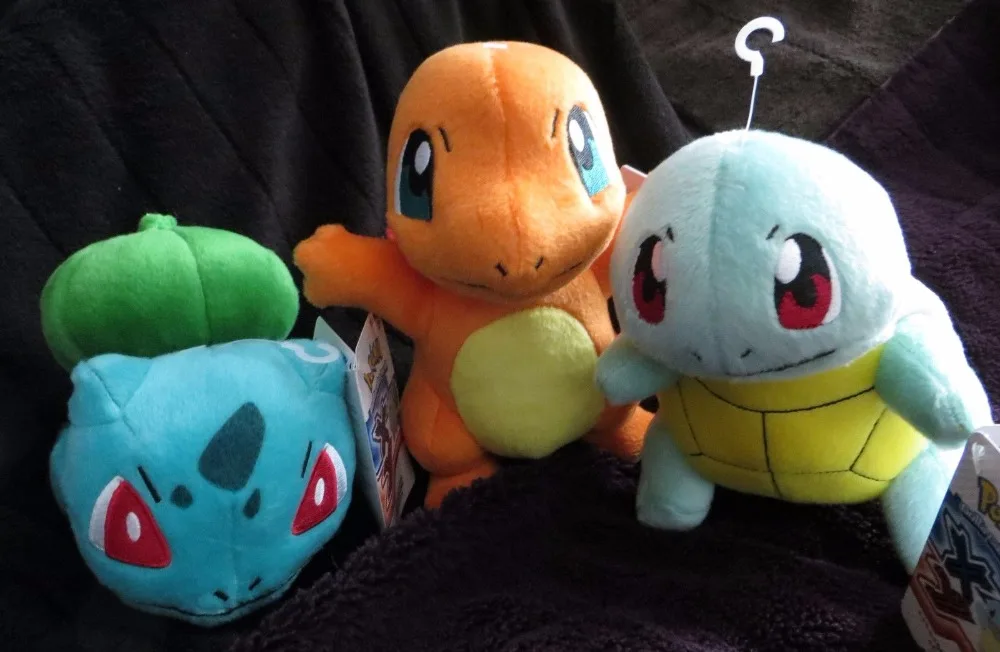 Новая аутентичная обувь Бульбазавр Squirtle Charmander плюшевые куклы игрушка, прекрасный подарок