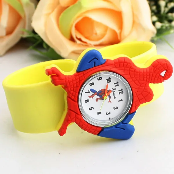 Cartoon Spiderman Watches Fashion Children Boys Kids Students Spider man Sports Silicone Watches Analog Wristwatch 4