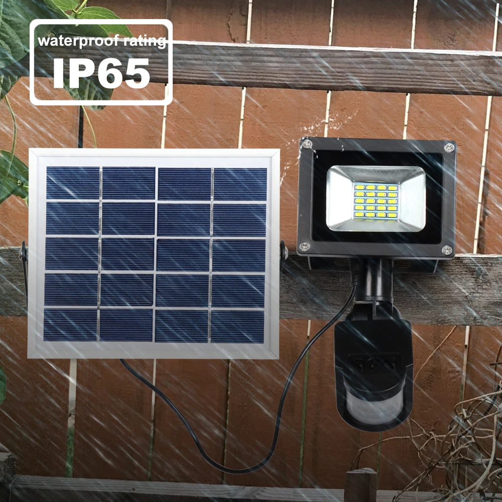 solar powered led lights T-SUNRISE Solar Flood Light 10W Outdoor Lighting Solar Floodlight Motion Sensor Waterproof IP65 Solar Spotlights Garden Lamp decorative solar lights