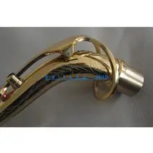 Превосходный альтовый саксофон Ми-бемоль шеи золотой лак sax часть