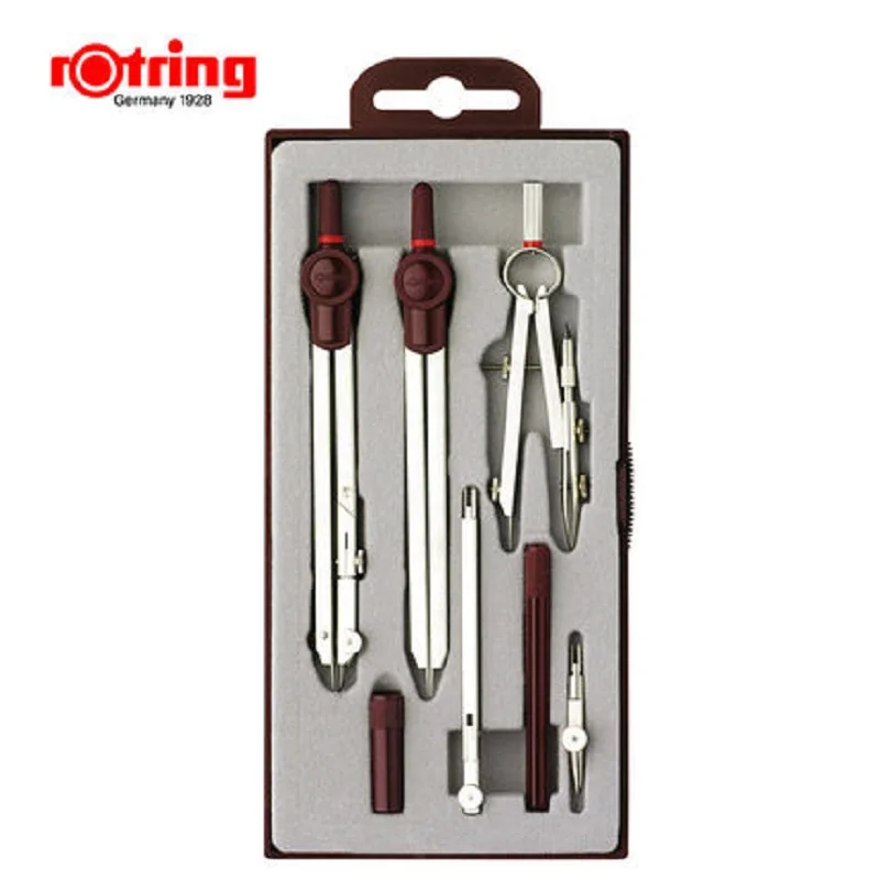 Немецкий оригинальный комплект компасов rotring профессиональный металлический