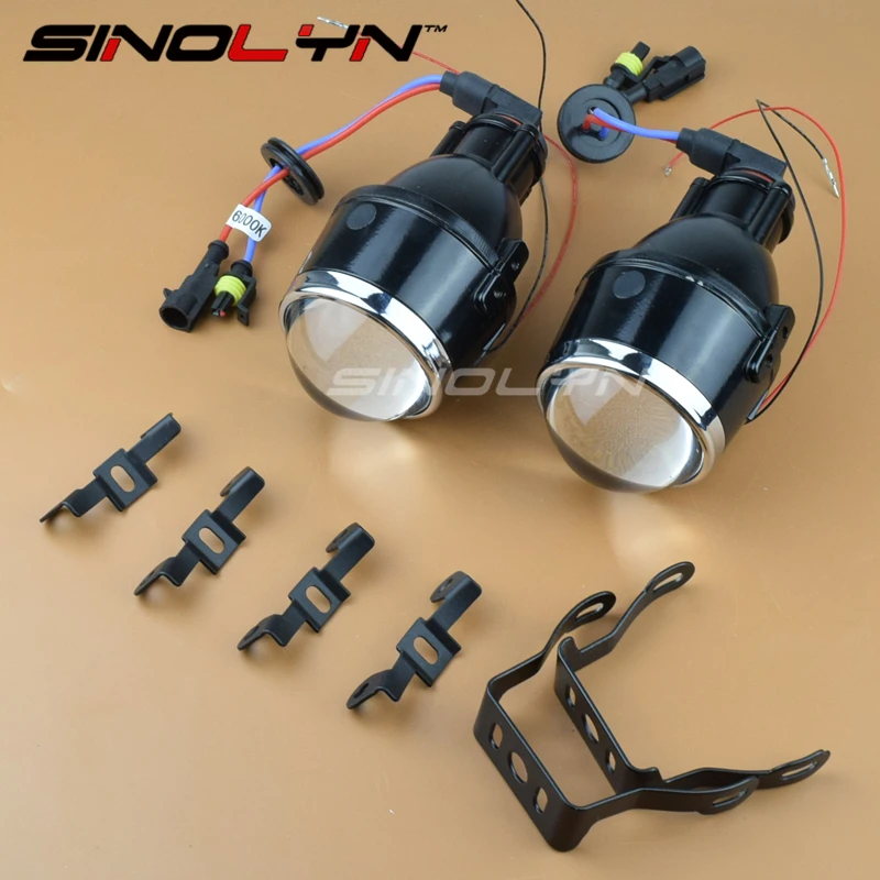 Car Motorcycle Universal Waterproof Bixenon Foglights Projector Lens