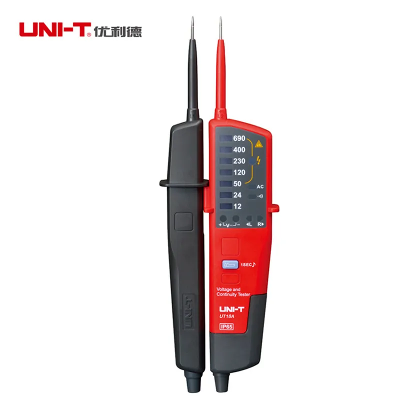 

UNI-T UT18C UT18D Voltage and Continuity Tester / On-Off Test / RCD Test / Single-Pens Measurement