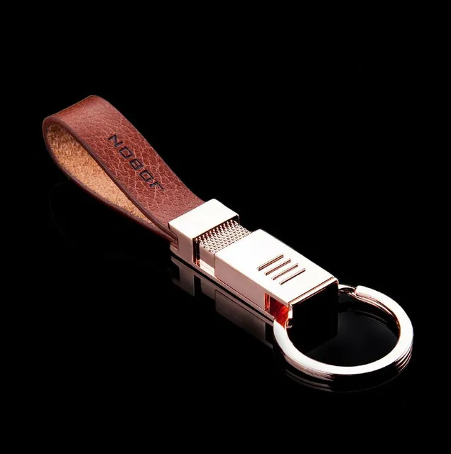 New Fashion High-end leather Keychain Car Key Chain Key Ring