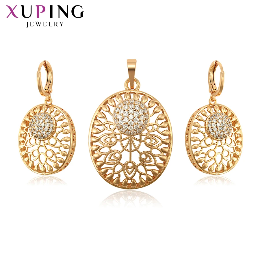 

Xuping New Arrival Round Series Synthetic Cubic Zirconia Engaged Jewelry Sets for Women Thanksgiving S124,1-65292
