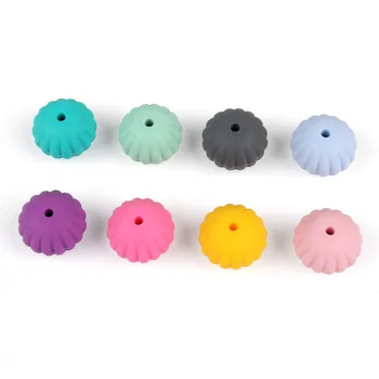 

10pcs Food Grade 18mm Round Silicone Beads Baby Teething Toys DIY Making Oral Care For Necklaces BPA Free Baby Teethers