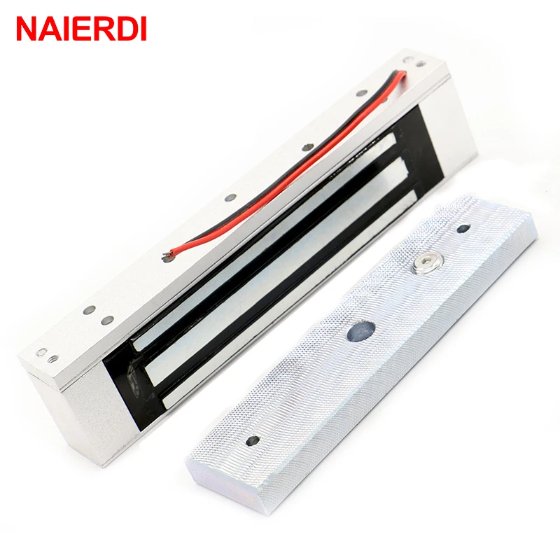 Электрический дверной замок NAIERDI магнитный электромагнитный 12 В 180 кг (350 фунтов)