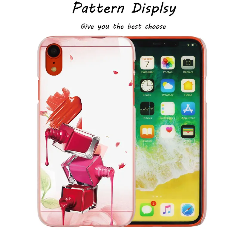 Прозрачный жесткий чехол для телефона iPhone X XS Max XR 8 7 6 6s Plus 5 SE 5C 4 4S|Бамперы| |