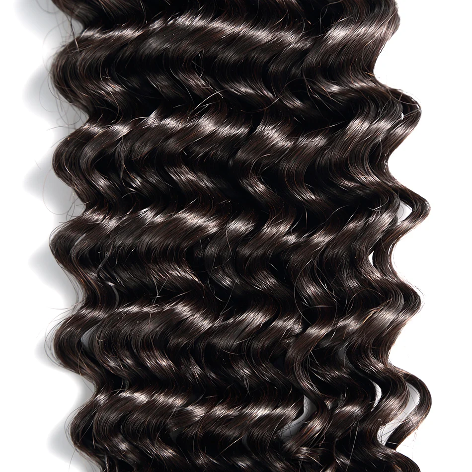 ILARIA волосы перуанские вьющиеся девственные волосы глубокая волна пучок s перуанские человеческие волосы ткет натуральный цвет 3 Полный пучок мягкие волосы