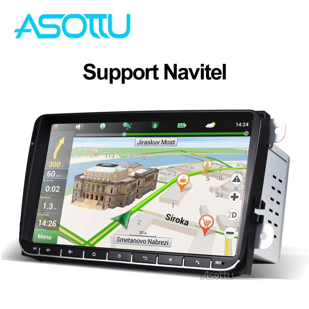 Sale EU RU warehouse Asottu  CDZ9081 car dvd player  for Skoda Fabia octavia Superb Yeti Seat Rapid for vw golf tiguan polo passat CC 5