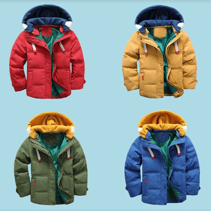 discounted  HH Kids jacket boys Hooded Winter baby girl autumn jacket toddler coat children snowsuit Velvet Jac