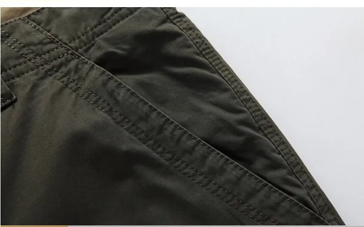 Для мужчин Повседневное хлопок Для мужчин s военные брюки карго Для мужчин Повседневное одежда больших размеров, брюки с начесом, Размеры; большие размеры 30-44 хаки армейские зеленые штаны