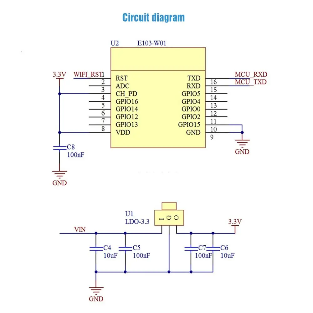 LEORY ESP8266EX wifi 2,4 ГГц 100 мВт PCB антенна IoT UHF беспроводной приемопередатчик ESP8266 передатчик и приемник RF модуль
