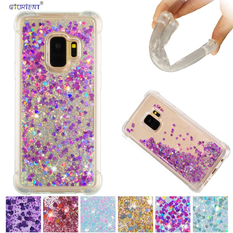 Шикарный чехол для Samsung Galaxy S9 S 9 SM-G960F/DS SM-G960F Мягкий Жидкий динамический SM G960F/DS G960F