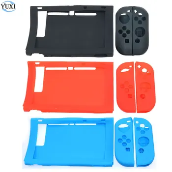 

YuXi 3sets 3 Colors Silicone Rubber Soft Host Display Screen + Joy-con Protective Skin Cover Case For Nintend Switch NS Console
