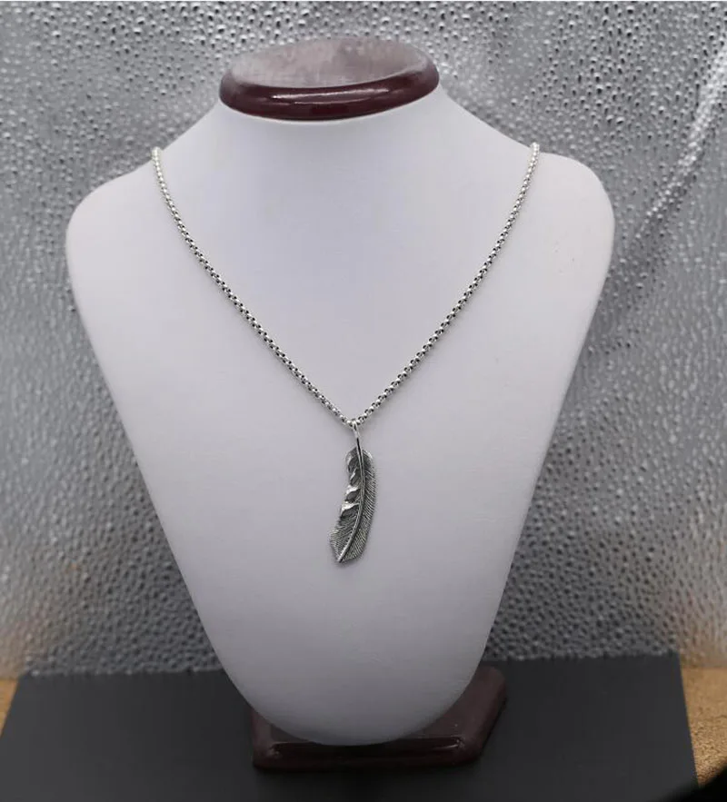 Поступление 3 мм Толстая жемчужная цепочка ожерелье из стерлингового серебра 925 пробы ожерелье с подвеской для женщин и мужчин серебряное изысканное винтажное ювелирное изделие GN3