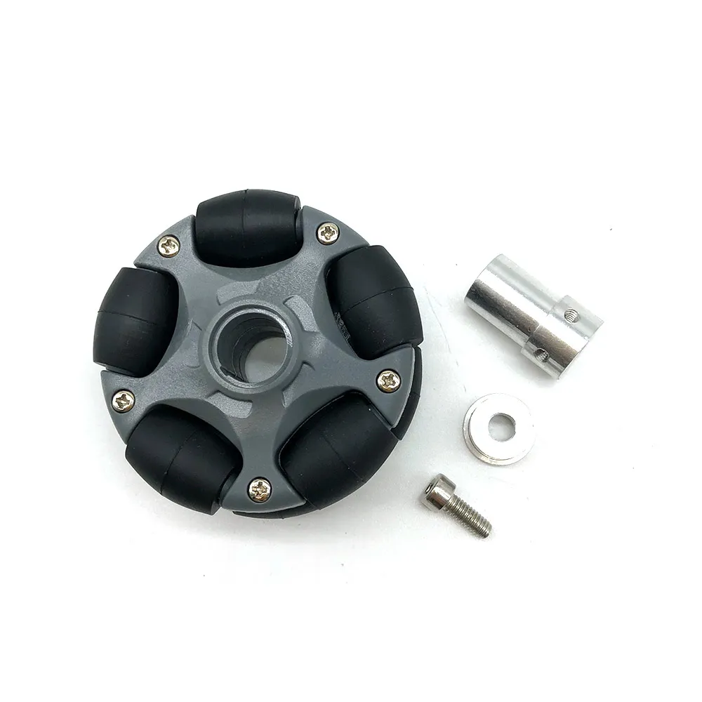

58mm Omni wheels for arduino robot kit L E G O NXT and Servo Motor with Plastic Universal Hubs,for DIY, Robot study project