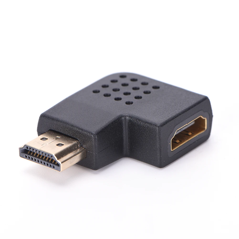 Новый 1080P левый угол 90 градусов папа к женскому HDMI HDTV адаптер конвертер