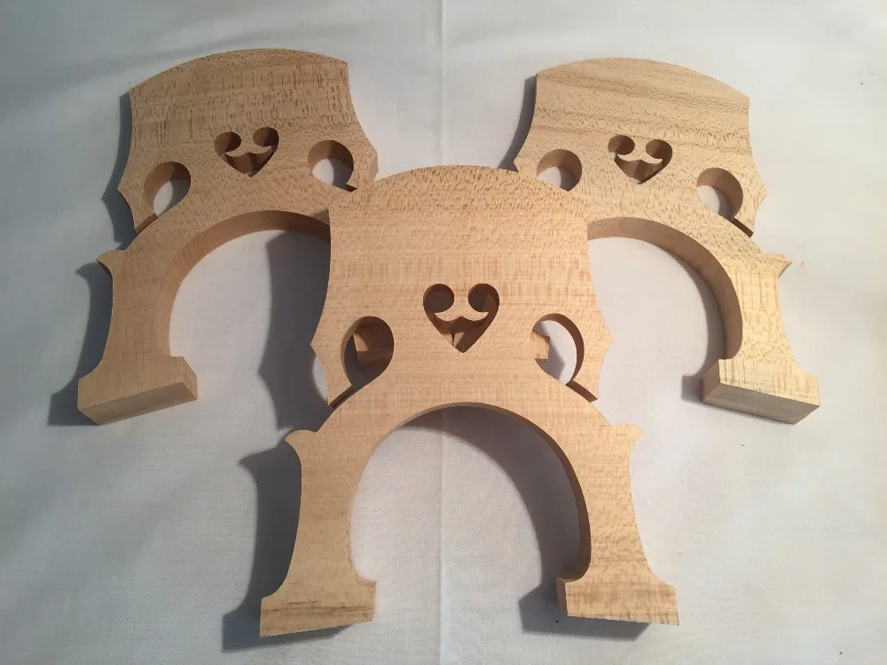 

Bass part, 2pcs 1/2 High Quality.Low Cost double bass bridge