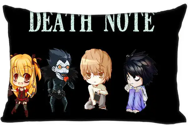 Best Custom Death Note наволочка молния на прямоугольную наволочку 35x45,40x60 см(одна сторона печати) 180516-02 - Цвет: Rectangle Pillowcase