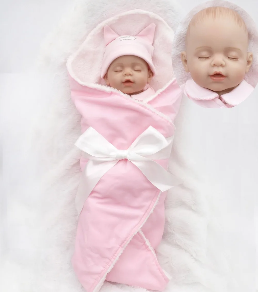 20 Inch Cute Floppy Body Lifelike Weighted Newborn Baby Girl Doll
