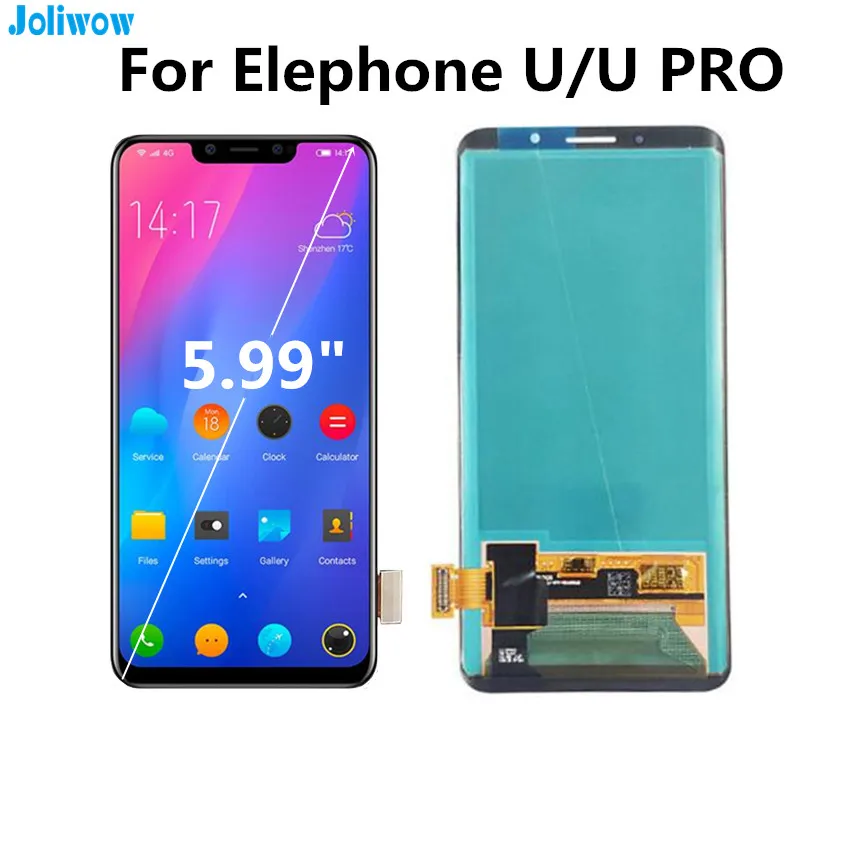 Для elephone U UPRO изогнутый экран ЖК-дисплей+ сенсорный экран в сборе запасные аксессуары для телефона elephone U PRO ЖК-экран