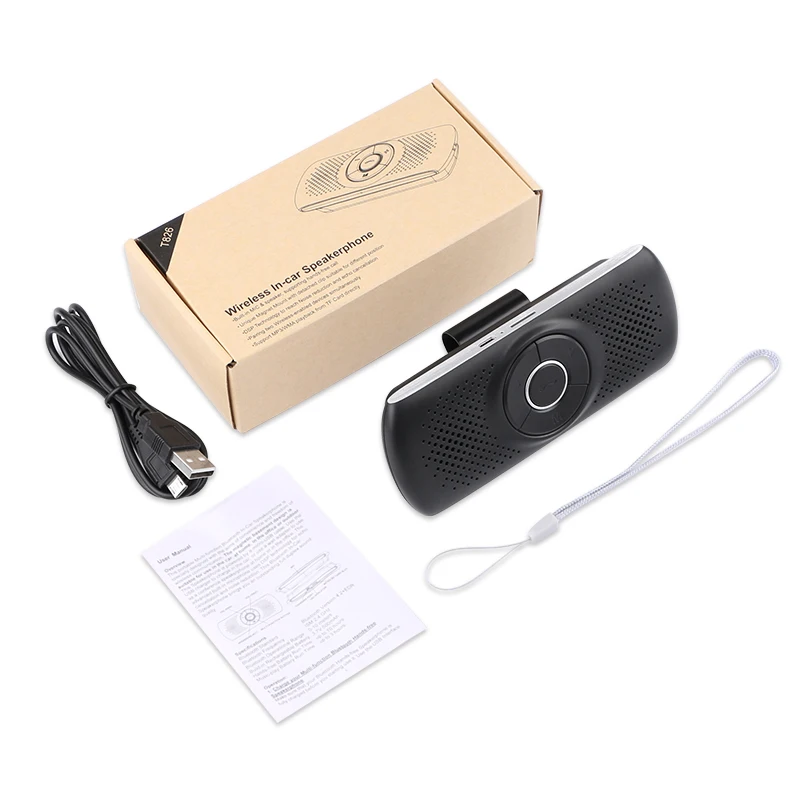 Автомобильный комплект громкой связи Bluetooth mp3 плеер 4 2 EDR SIRI 3 Вт динамик