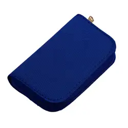 MMC CF для карта памяти чехол сумка коробка держатель защитного кожуха бумажник синий