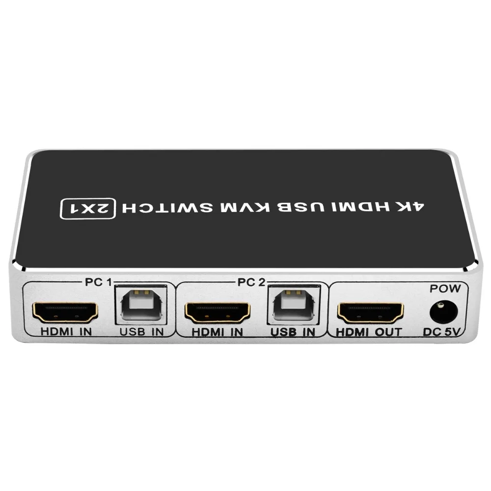 4 K HDMI KVM переключатель 4/2 порт 3840X2160P USB HDMI 1,4 KVM переключатель управления до 4/2 мониторов для mac os. Windows 10