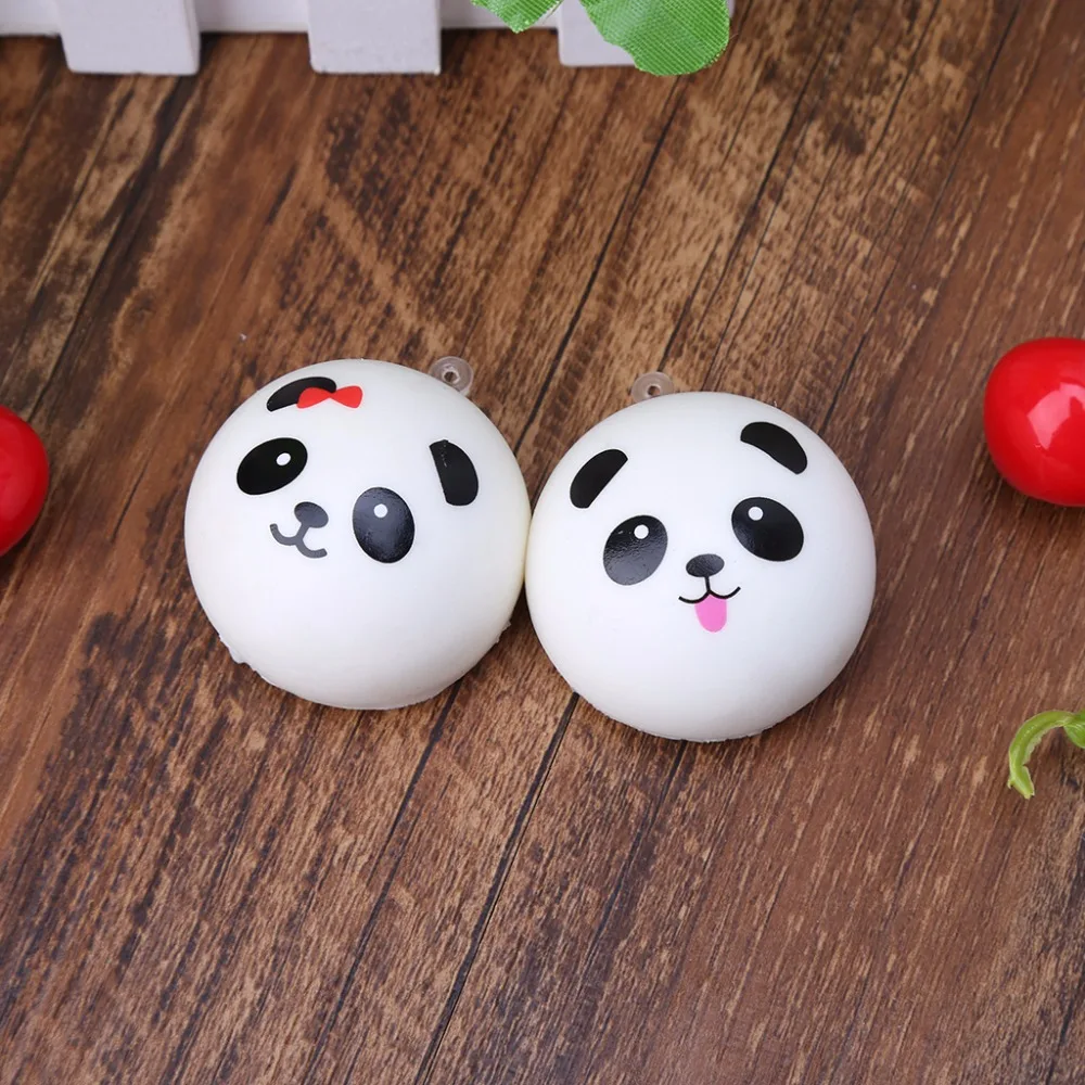 

Squishy Panda Bun Stress Reliever Ball Slow Rising Decompression Toys Kids Toy
