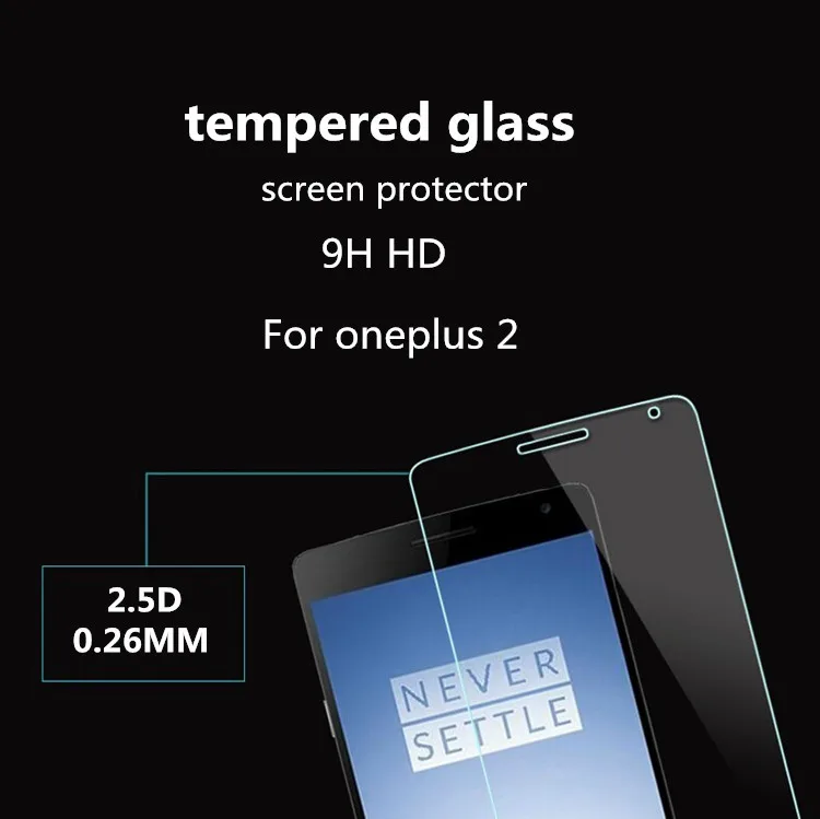 0 26 мм 2.5d Закаленное стекло Защита экрана для Oneplus two и oneplus one Защитная пленка