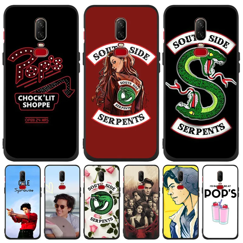 

American TV Riverdale Southside Serpents For One plus 5 5T One plus 6 6T phone Case Cover Funda Coque Etui capa Luxury cartoon