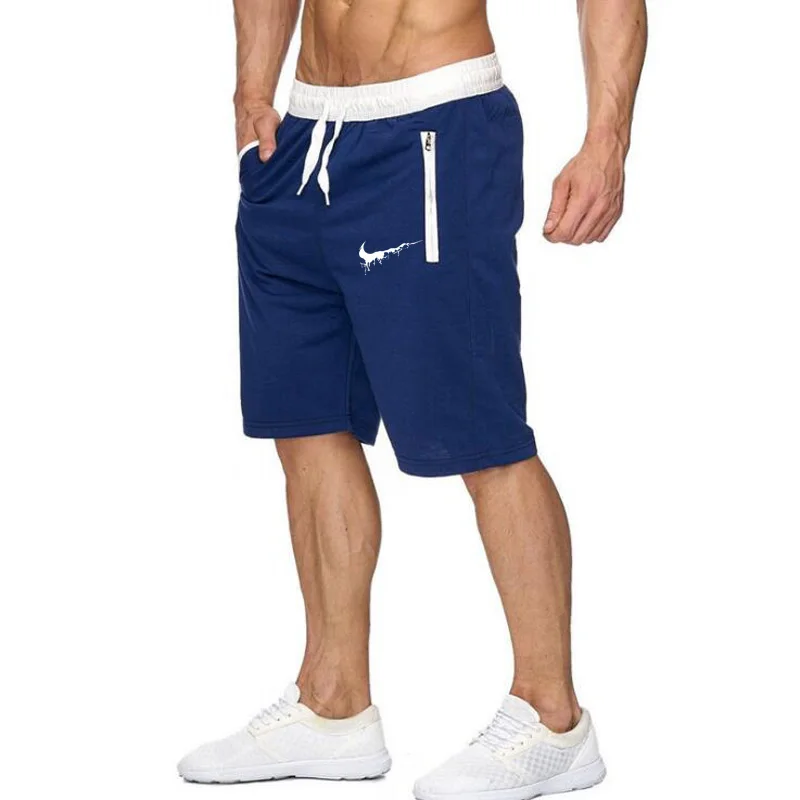 

Summer Shorts Men 2019 Casual Shorts Trunks Fitness Workout Beach Shorts Man Breathable Cotton Gym Short Trousers