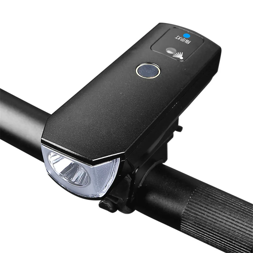 Дропшиппинг 1 шт. USB Перезаряжаемый велосипедный фонарь Индукционная велосипедная фара велосипедный фонарь Аксессуары для велосипеда особенность
