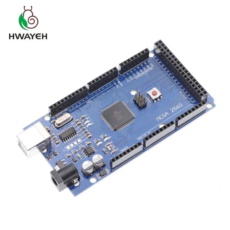 

5PCS Mega 2560 R3 CH340G/ATmega2560-16AU, MicroUSB. Compatible for arduino Mega 2560. With Bootloader