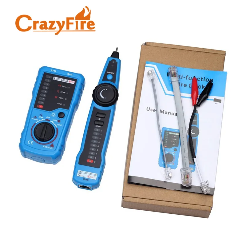 Crazyfire Multifunction RJ11 RJ45 Telephone Wire Tracker Tracer