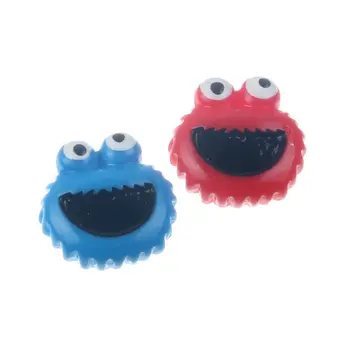 

LF 20Pcs Mixed 23x23mm Frog Head Resin Cabochon Flatback Decoration Crafts Cute Embellishments For Scrapbooking Diy Accessories