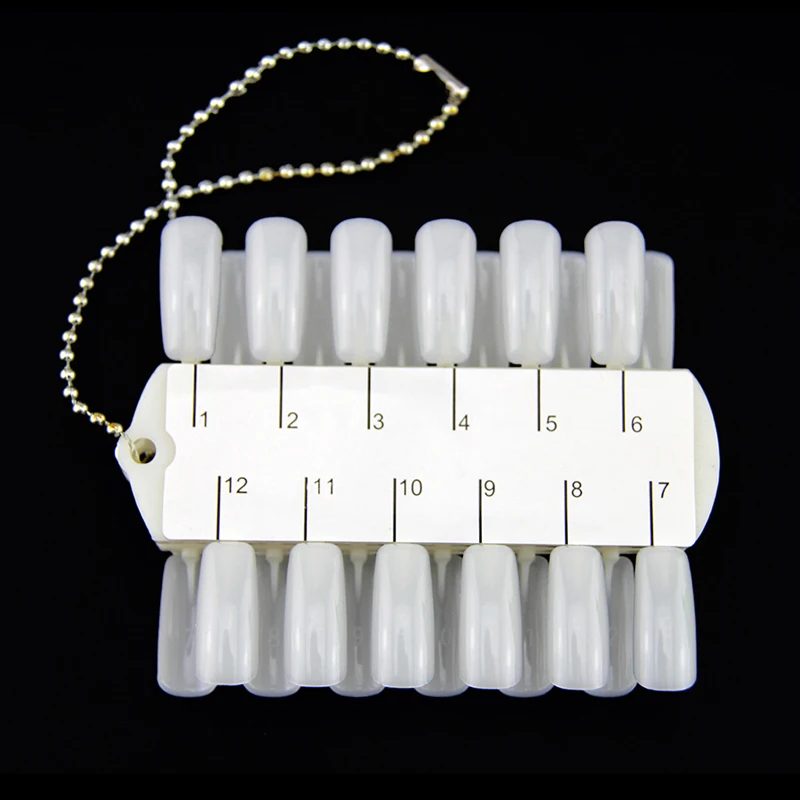 False 24 Nail Tips Fake Nail Art Tips Polish UV Gel Sticker Decoration