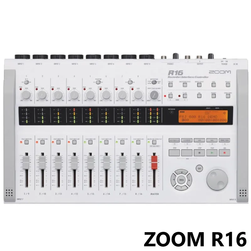 ZOOM R16 16-track Воспроизведение запись рабочая станция рекордер звуковая карта эффект sampler интерфейс контроллер микшер