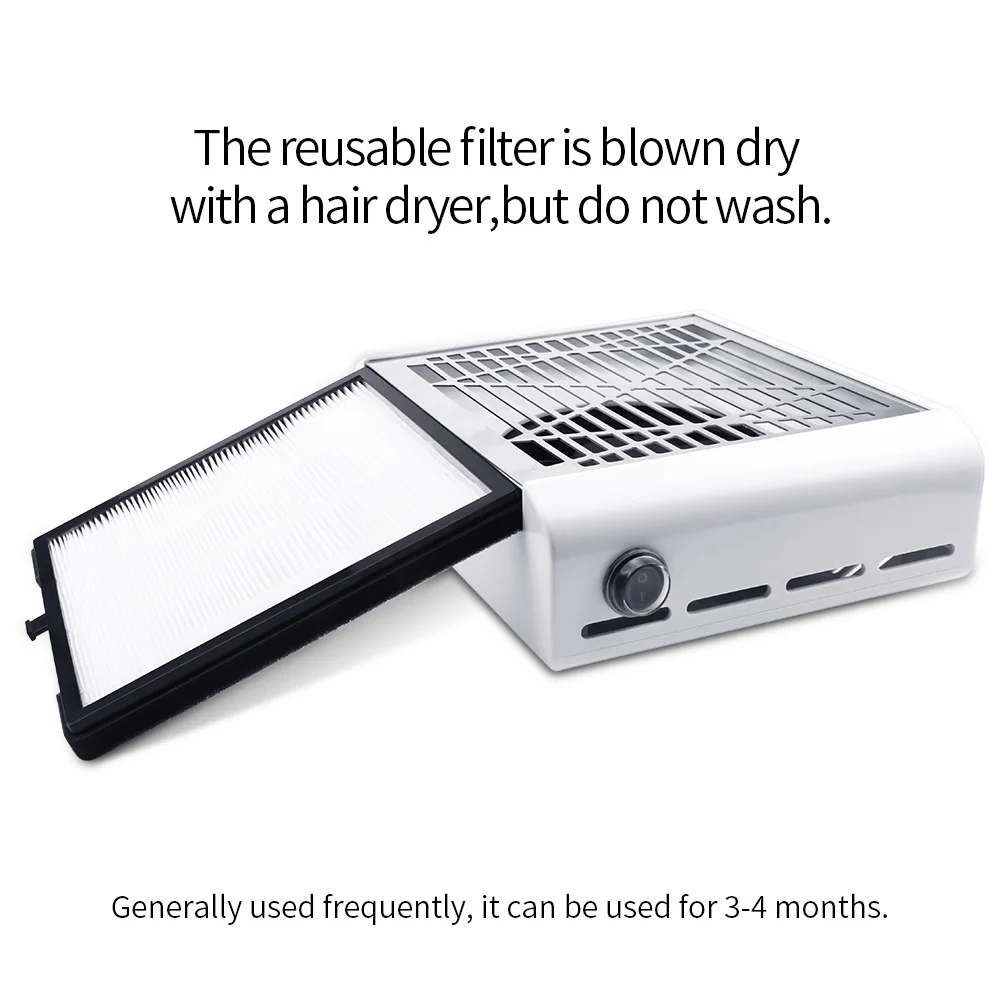 Preise 40W Neue Nagel Staub kollektor Nagel Fan Art Salon Saug Staub Collector Maschine Starke Leistung Staubsauger Fan