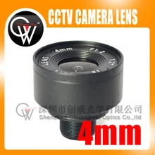 4 мм объектив 1/" F1.6 CCTV фиксированная диафрагма, инфракрасная съемка инфракрасный M12 крепление объектива для камеры видеонаблюдения