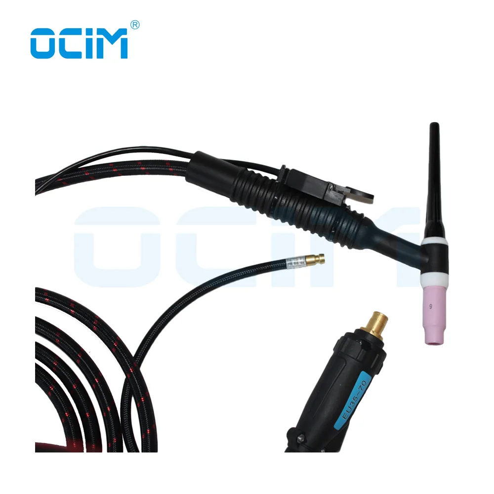 

WP26F 8M TIG Torch Flexible Torch Head 35-70 Euro Connector