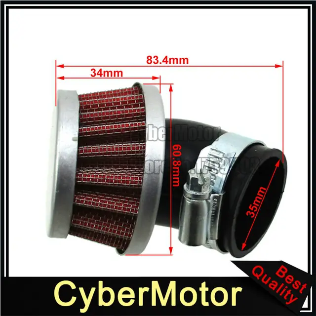 35mm Air Filter For Honda Z50 CT70 SL70 XL70 CL70 C70 ST90 SL90 CL90