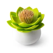 Bud-Holder Toothpick-Case Lotus-Cotton-Swab-Box Decorate/lotus-Toothpicks-Holder Base-Room